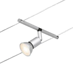 Paulmann No. 94443 Seilspot Salt Chrom matt ohne Leuchtmittel max. 10W GU5,3 DC 60VA