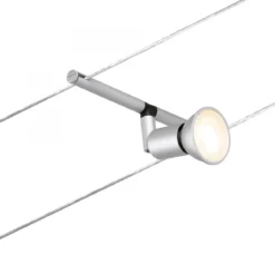 Paulmann No. 94443 Seilspot Salt Chrom matt ohne Leuchtmittel max. 10W GU5,3 DC 60VA