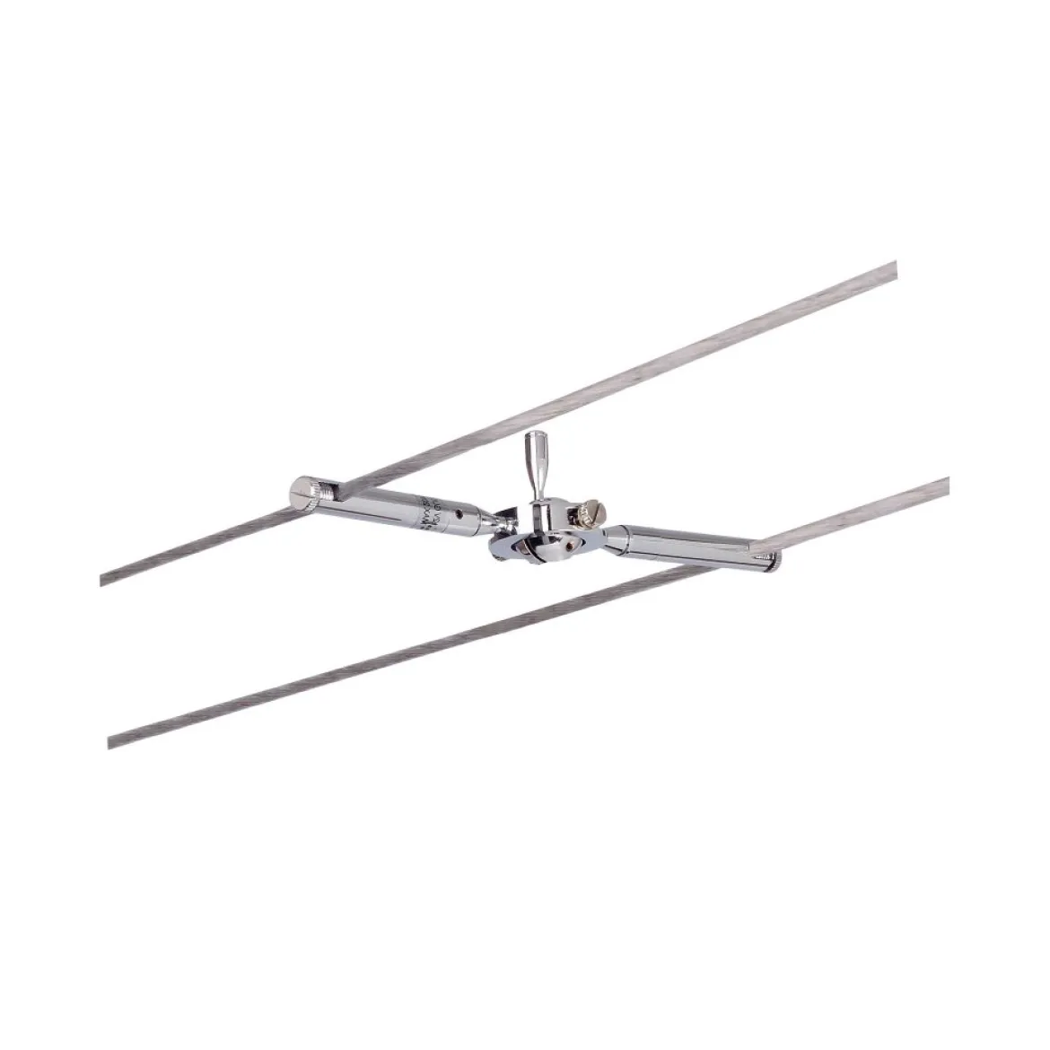 Paulmann No. 94147 Seilspot Togo Chrom ohne Leuchtmittel, max. 10W GU5,3