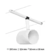 Paulmann No. 94468 Seilsystem Cup Einzelspot Weiß max.10W 12V