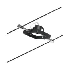 Paulmann No. 94435 Seilsystem Mac II Spot Schwarz matt ohne Leuchtmittel DC