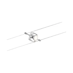 Paulmann No. 94152 Seilsystem Mac II Chrom matt mit 7 Spots ohne Leuchtmittel, max. 10W GU5,3