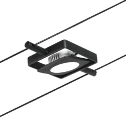 Paulmann No. 94424 Seilsystem MacLED 5 Spots Schwarz matt 3000K DC 60VA