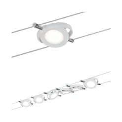 Paulmann No. 94106 Seilsystem-Set LED 6x4W RoundMac 230V/12V DC Weiß matt