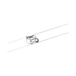 Paulmann No. 94153 Seilsystem-Set  LED Cardan 8 Spots Chrom, Chrom matt