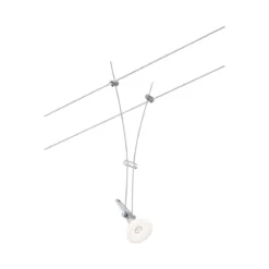 Paulmann No. 94487 Seilsystem Spot Comet Chrom matt ohne Leuchtmittel GU5,3 DC60VA
