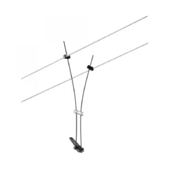 Paulmann No. 94489 Seilsystem Spot Comet Schwarz ohne Leuchtmittel GU5,3 DC60VA