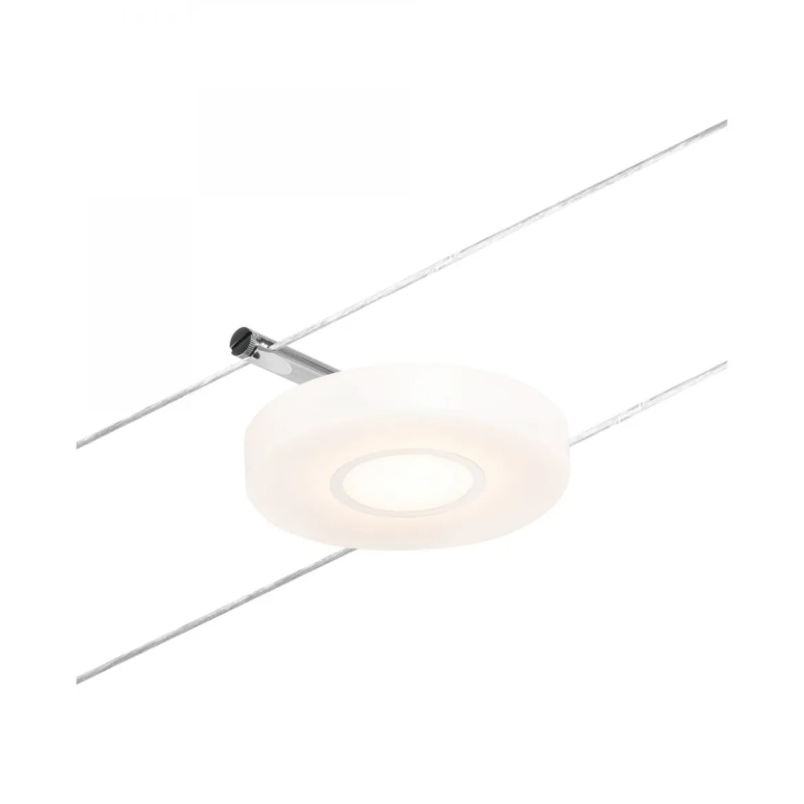 Paulmann No. 94427 Seilsystem Spot DiscLED Satin Chrom DC 3000K