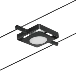 Paulmann No. 94425 Seilsystem Spot MacLED Schwarz matt Chrom DC 3000K