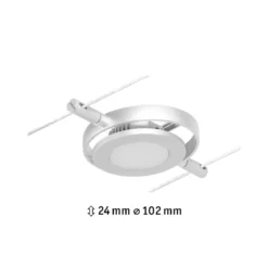Paulmann No. 94415 Seilsystem Spot RoundMac Chrom matt DC 3000K