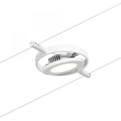 Paulmann No. 94417 Seilsystem Spot RoundMac Weiß Chrom DC 3000K