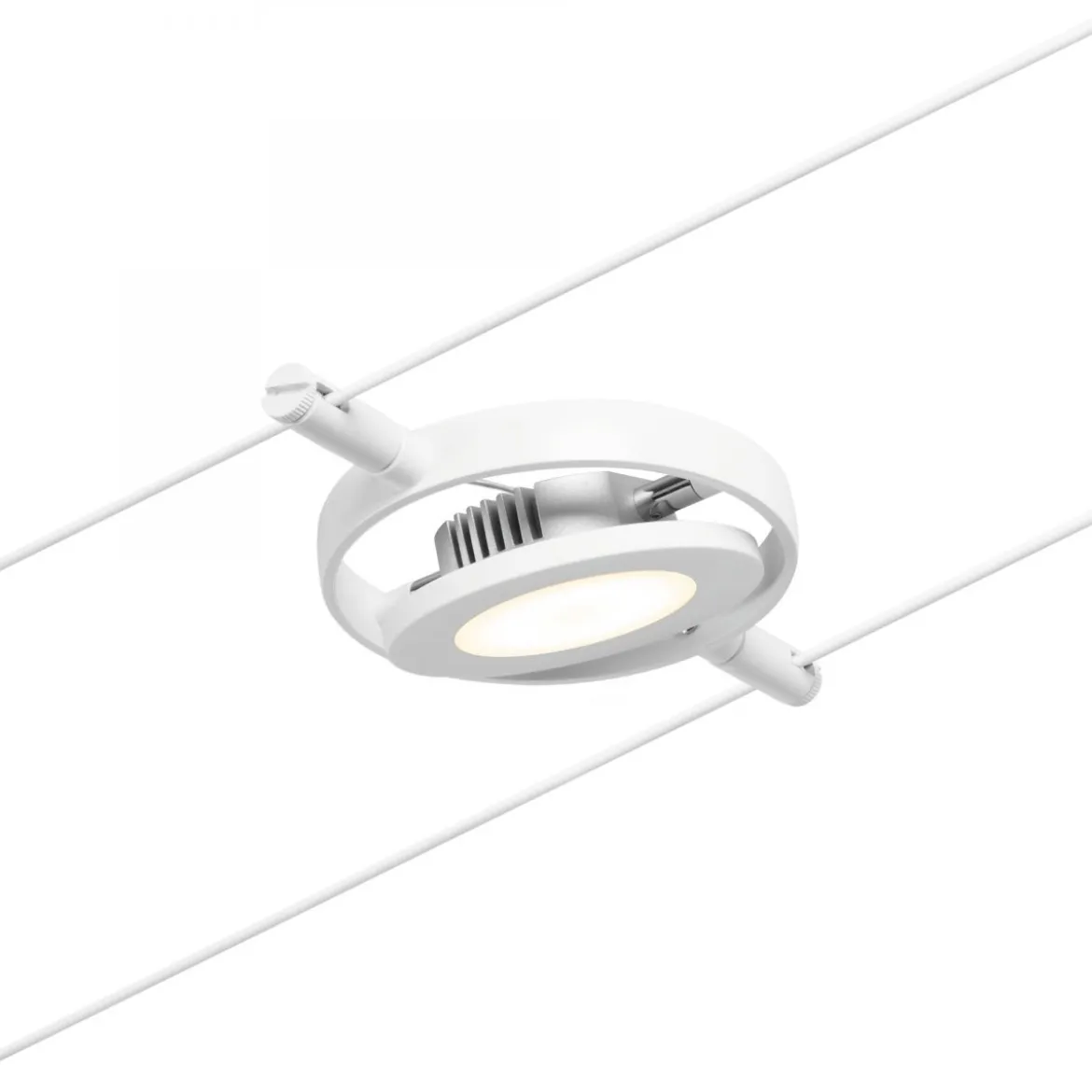 Paulmann No. 94417 Seilsystem Spot RoundMac Weiß Chrom DC 3000K