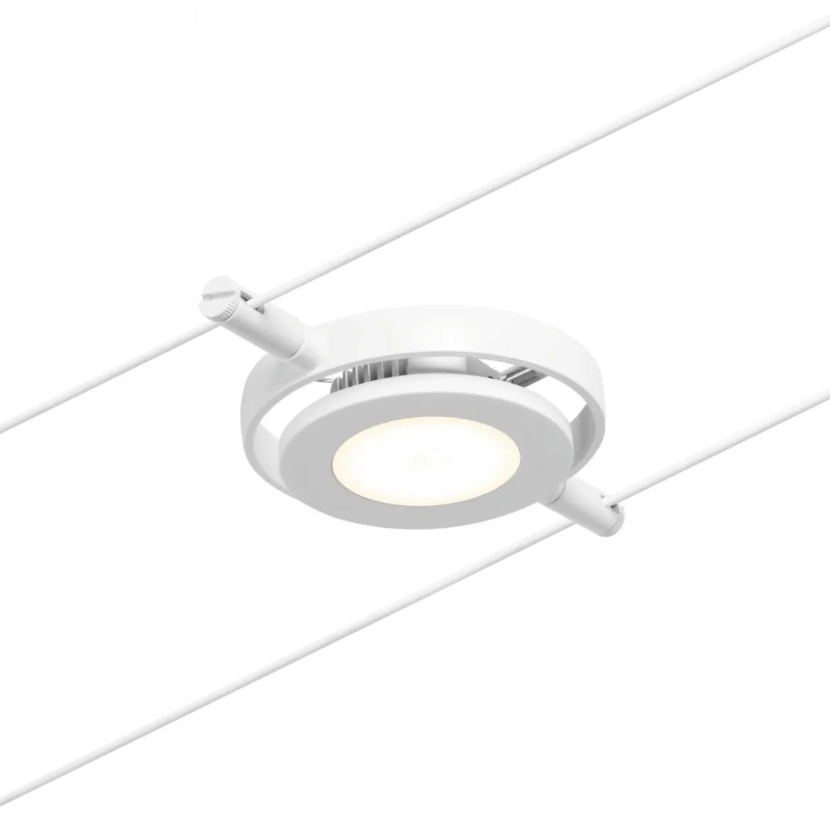 Paulmann No. 94417 Seilsystem Spot RoundMac Weiß Chrom DC 3000K