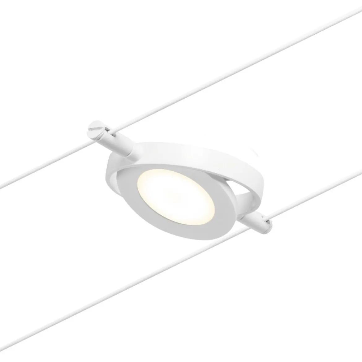 Paulmann No. 94417 Seilsystem Spot RoundMac Weiß Chrom DC 3000K