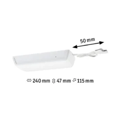 Paulmann No. 97839 Seilsystem Trafo Weiß max. 60W 230V/12V DC 60VA