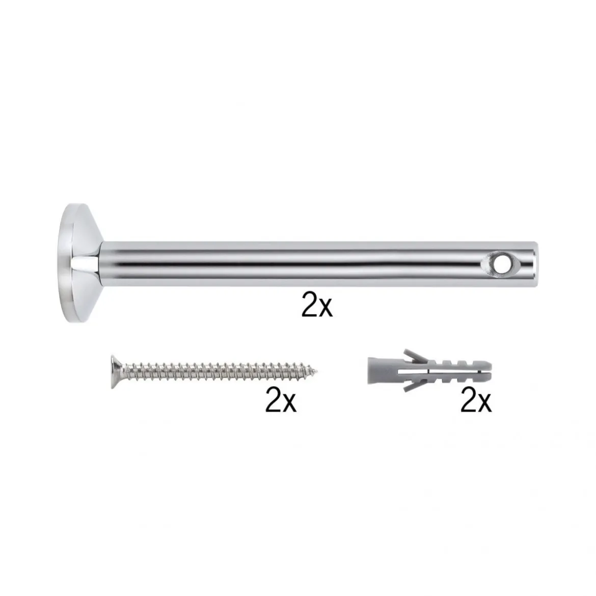 Paulmann No. 17824 Seil-Zubehör Uml./Abhängung 1 Paar 165 mm Chrom
