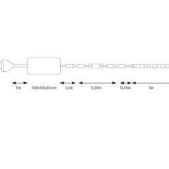 Paulmann No. 78956 SimpLED Strip Set 3m 33W Warmweiß beschichtet