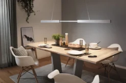 Paulmann No. 79815 SmartHome Zigbee Pendelleuchte Aptare 18W dimmbar Alu gebürstet