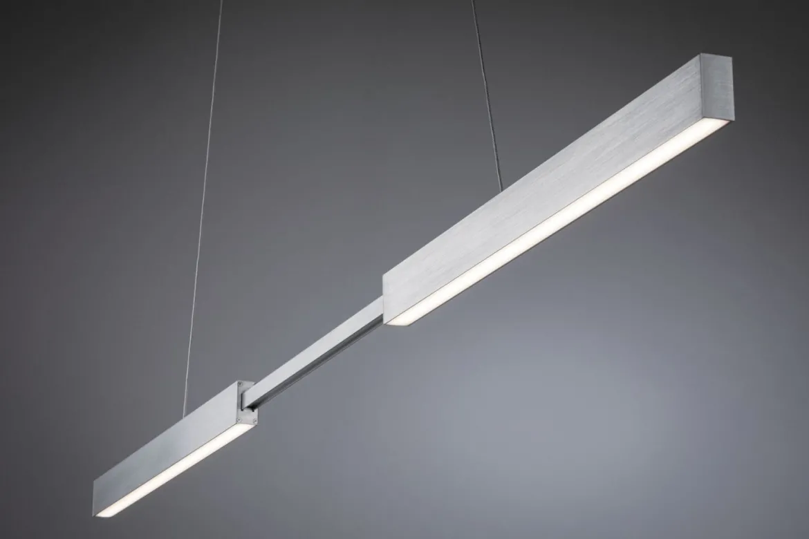 Paulmann No. 79815 SmartHome Zigbee Pendelleuchte Aptare 18W dimmbar Alu gebürstet