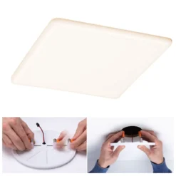 Paulmann No. 95385 Smart Home Zigbee Einbaupanel Veluna VariFit TunableWhite 215x215mm IP44
