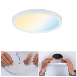 Paulmann No. 93043 Smart Home Zigbee Einbaupanel Areo VariFit TunableWhite 175mm IP44