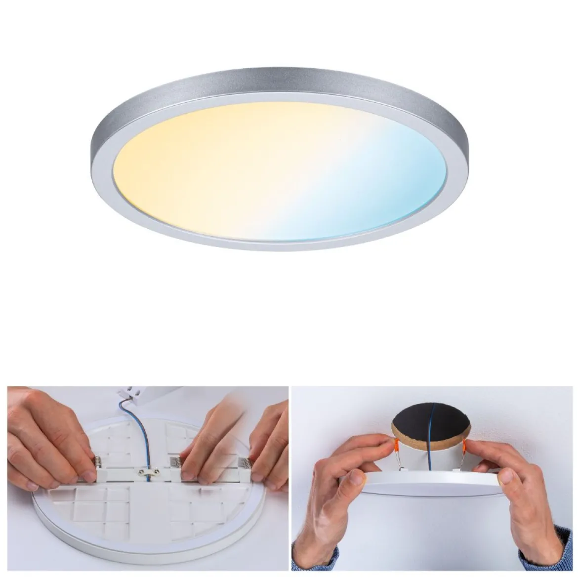 Paulmann No. 93045 Smart Home Zigbee Einbaupanel Areo VariFit TunableWhite 175mm IP44
