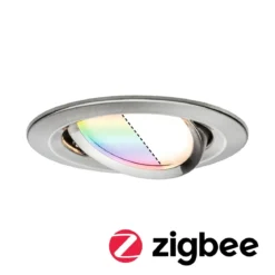 Paulmann No. 92964 SmartHome Zigbee LED Einbauleuchte Nova Plus RGBW Eisen gebürstet