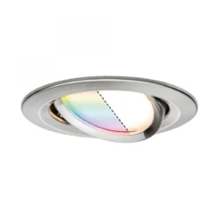 Paulmann No. 92964 SmartHome Zigbee LED Einbauleuchte Nova Plus RGBW Eisen gebürstet