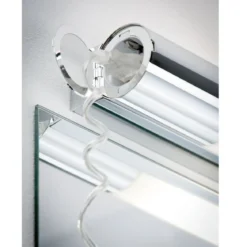 Paulmann No. 79713 Spiegelleuchte LED Orgon IP44 Steckdose 10,5W Chrom 70 cm