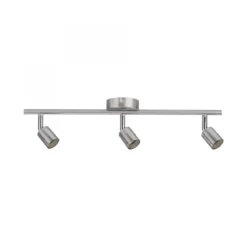 Paulmann No. 66745 Strahler Carolina 3-flammig Nickel matt ohne Leuchtmittel, max. 10W GU10