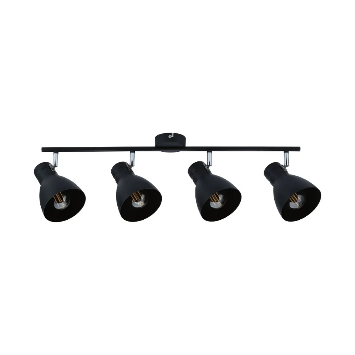 Paulmann No. 66762 Strahler Davy 4-flammig E27 Schwarz max. 4x20W