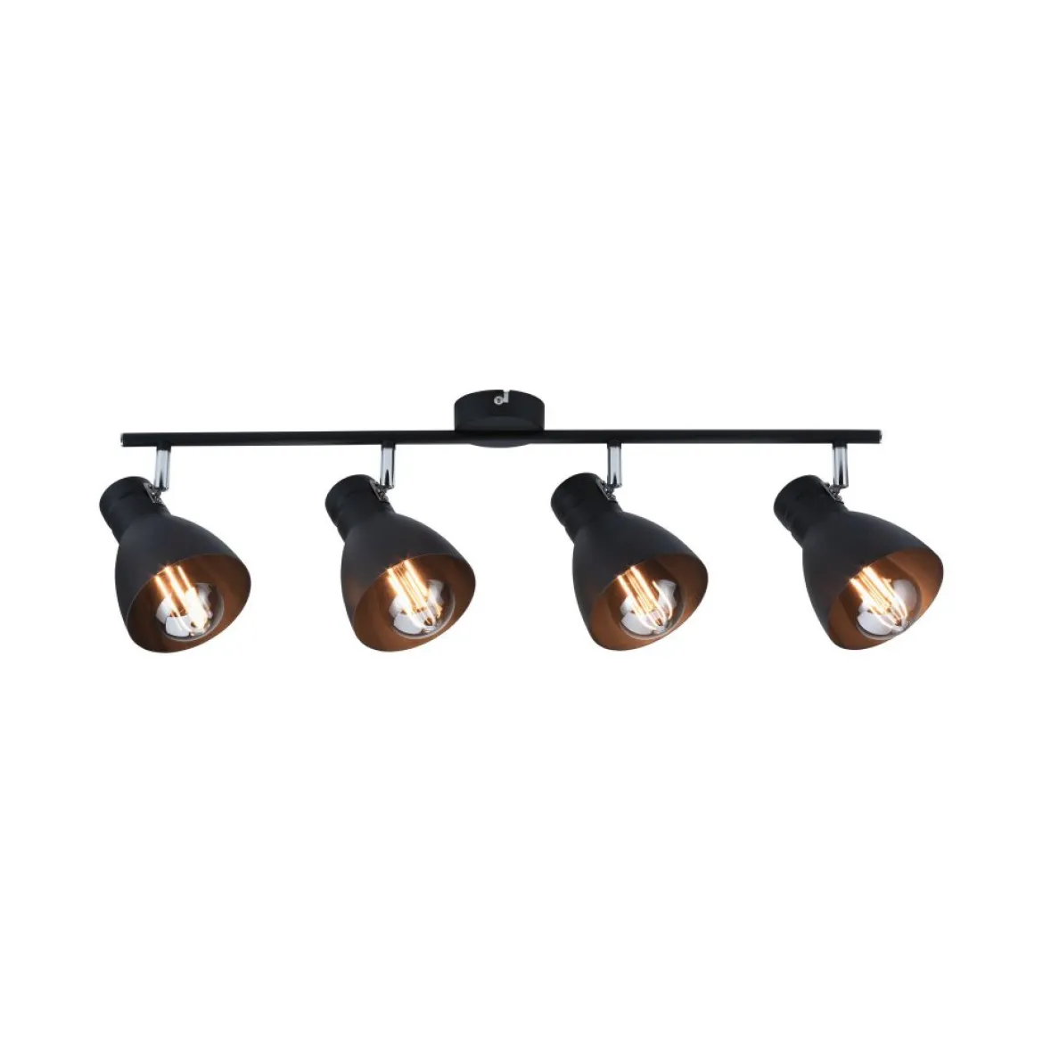Paulmann No. 66762 Strahler Davy 4-flammig E27 Schwarz max. 4x20W
