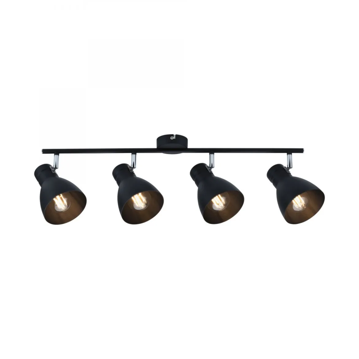Paulmann No. 66762 Strahler Davy 4-flammig E27 Schwarz max. 4x20W