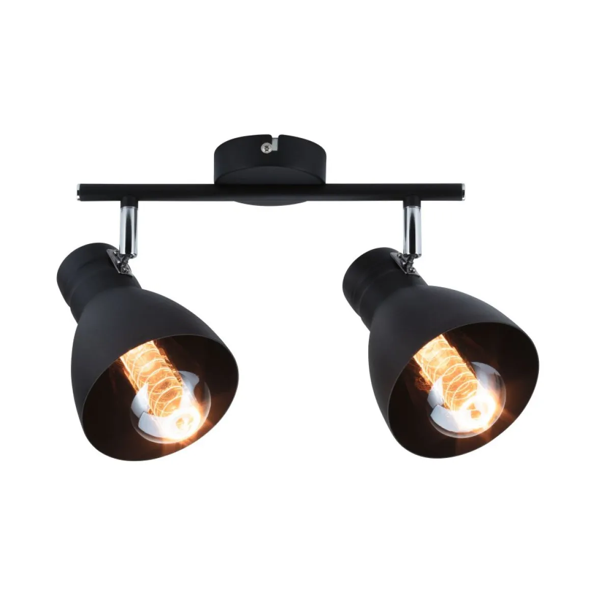 Paulmann No. 66760 Strahler Davy 2-flammig E27 Schwarz max. 2x20W