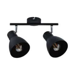 Paulmann No. 66760 Strahler Davy 2-flammig E27 Schwarz max. 2x20W