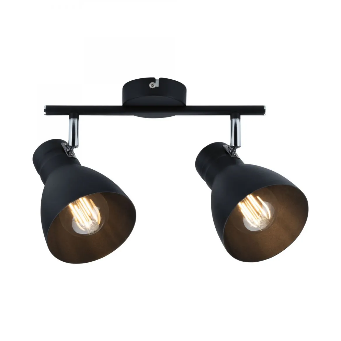 Paulmann No. 66760 Strahler Davy 2-flammig E27 Schwarz max. 2x20W