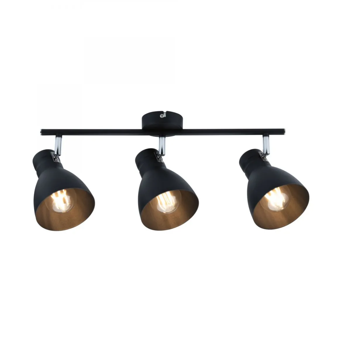 Paulmann No. 66761 Strahler Davy 3-flammig E27 Schwarz max.3x20W