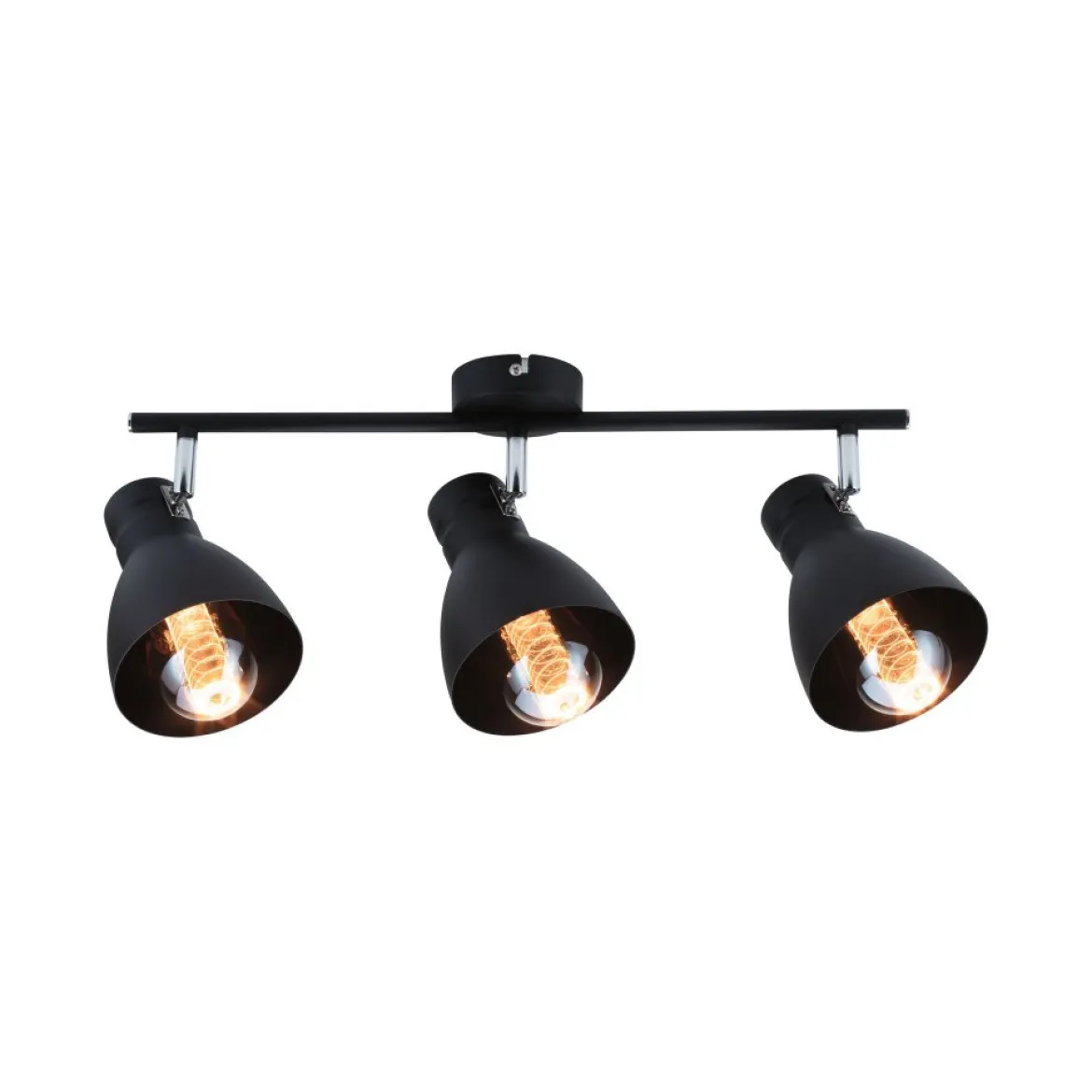 Paulmann No. 66761 Strahler Davy 3-flammig E27 Schwarz max.3x20W