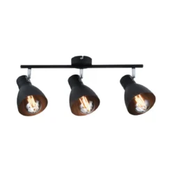 Paulmann No. 66761 Strahler Davy 3-flammig E27 Schwarz max.3x20W