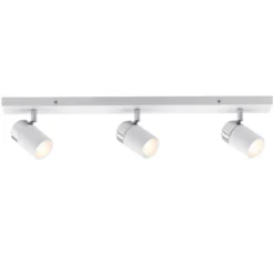Paulmann No. 66713 Strahler Zyli 3-flammig Balken Weiß Chrom max. 10W GU10 IP44