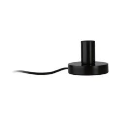 Paulmann No. 79758 Tischleuchte Haldor Schwarz 95mm E27 ohne Leuchtmittel