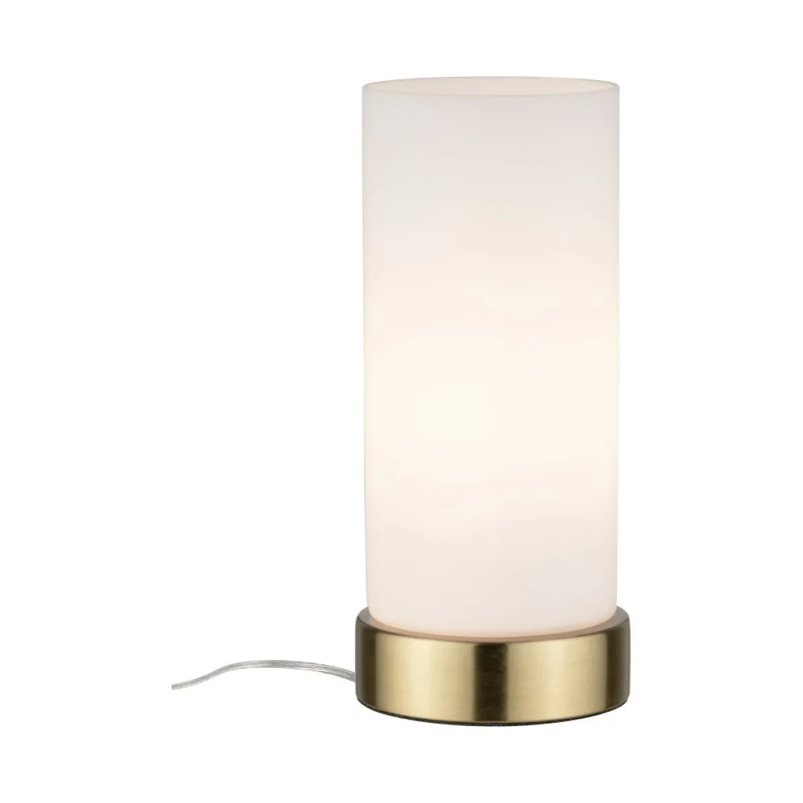 Paulmann No. 77055 Tischleuchte Pinja mit Touchschalter 1-flammig messing opal