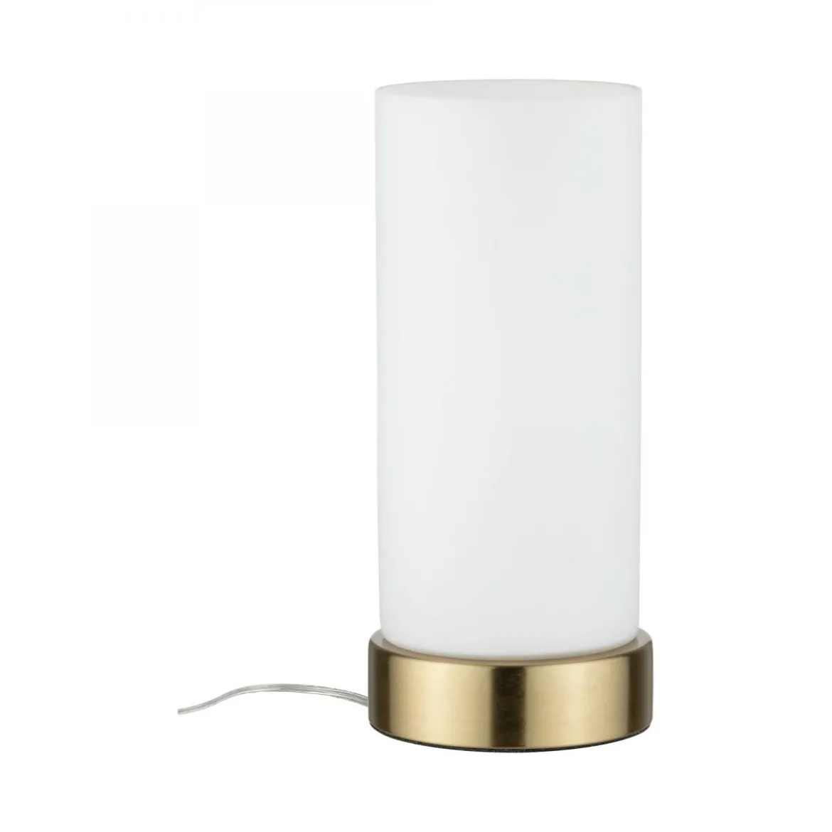 Paulmann No. 77055 Tischleuchte Pinja mit Touchschalter 1-flammig messing opal