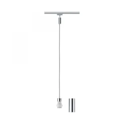 Paulmann No. 95436  URail 2Easy Basic Pendel Chrom matt ohne Leuchtmittel, max. 20W E27