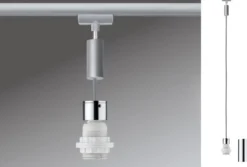 Paulmann No. 95436  URail 2Easy Basic Pendel Chrom matt ohne Leuchtmittel, max. 20W E27