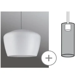 Paulmann No. 95438 URail 2Easy Metallschirm Pom Weiß matt