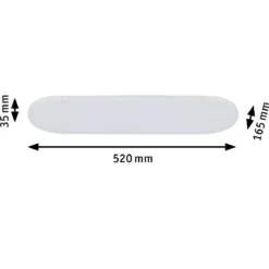Paulmann No. 95371 URail LED Panel Deck 13,5W Weiß 3000K dimmbar
