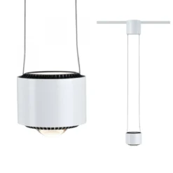 Paulmann No. 94971  URail LED Pendel Aldan 1-flammig weiß schwarz dimmbar