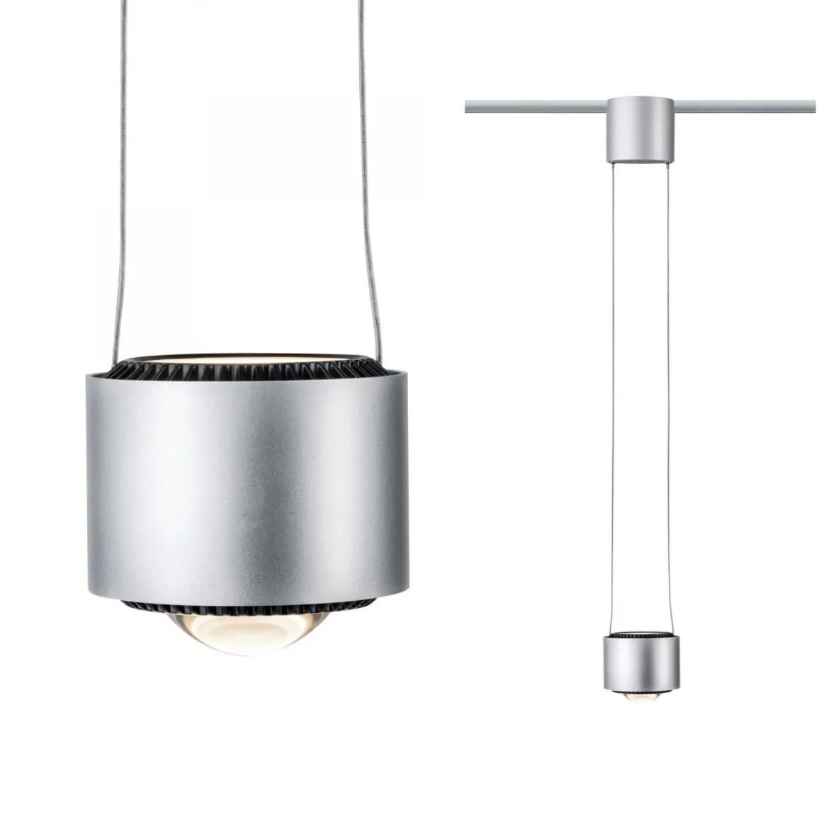 Paulmann No. 95520 URail LED Pendel Aldan 13W schwarz Chrom matt dimmbar