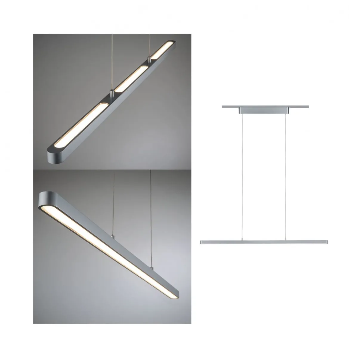 Paulmann No. 95375 URail LED Pendel Lento Chrom matt 41W dimmbar
